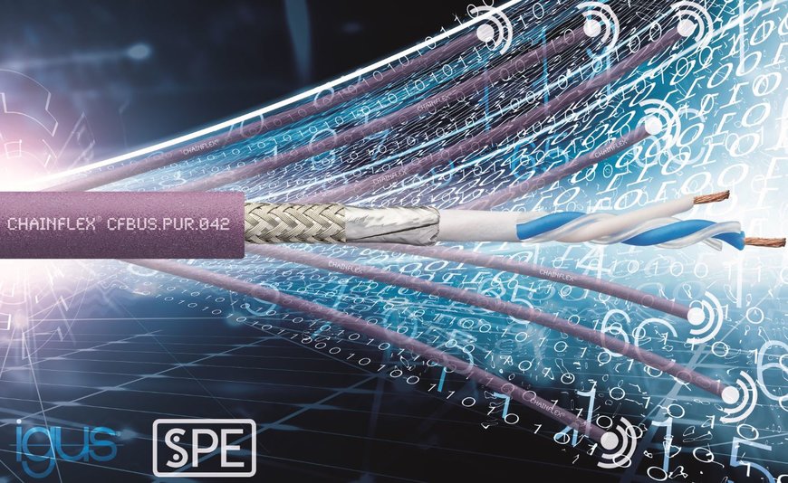 Downsizing en upgrading in één: igus single pair ethernet kabel voor kabelrupsen